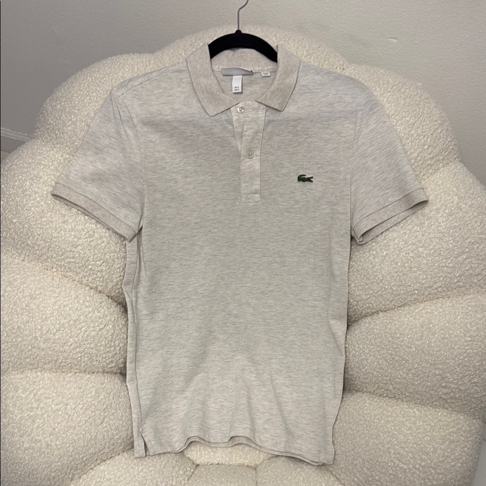 Lacoste Men's Gray Polo Shirt